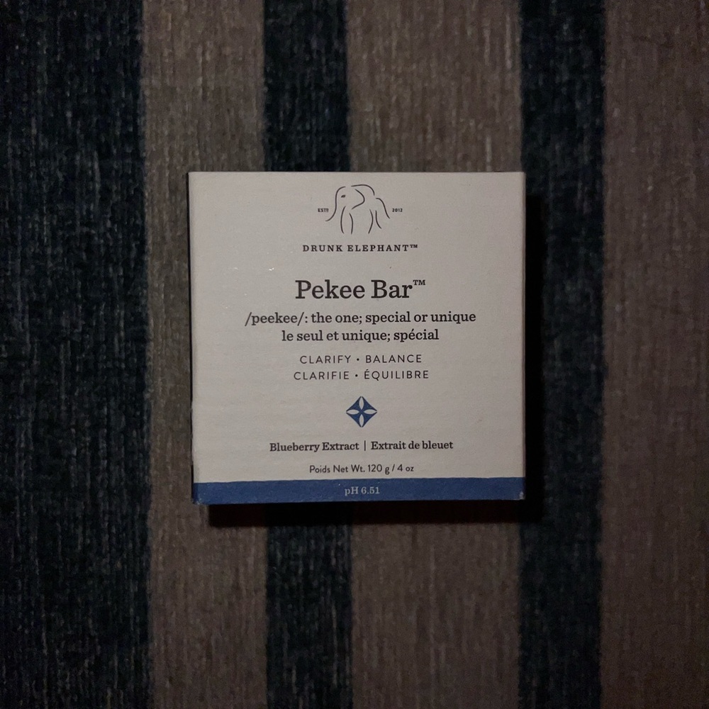 NIB DRUNK ELEPHANT Pekee Cleansing Bar 4oz